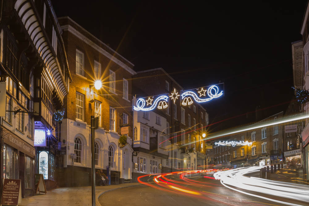 Moore Photography Christmas lights in Shrewsbury