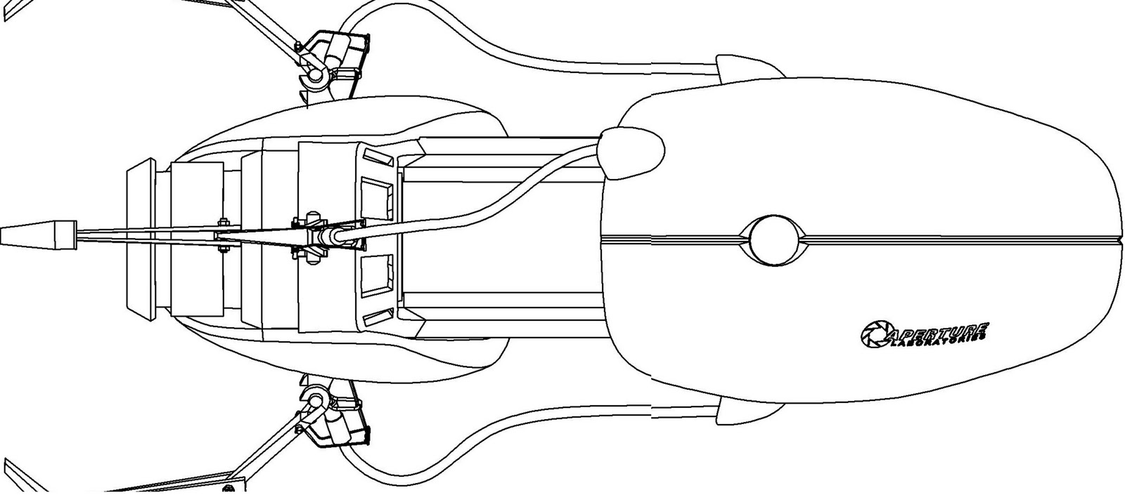 Портальная пушка рика чертеж
