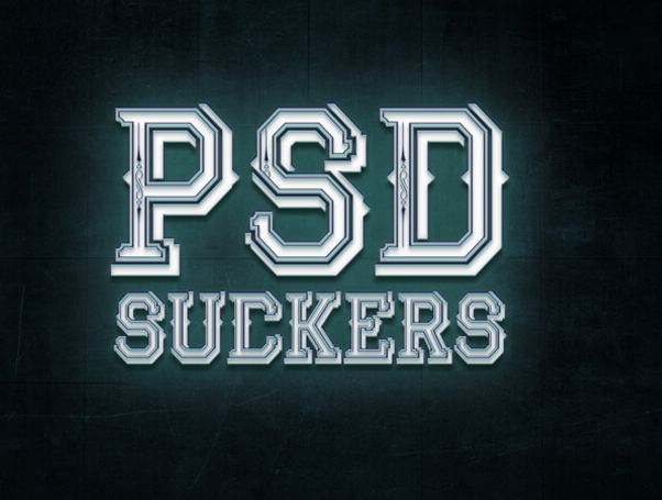 Green and Blue Neon Text Effect