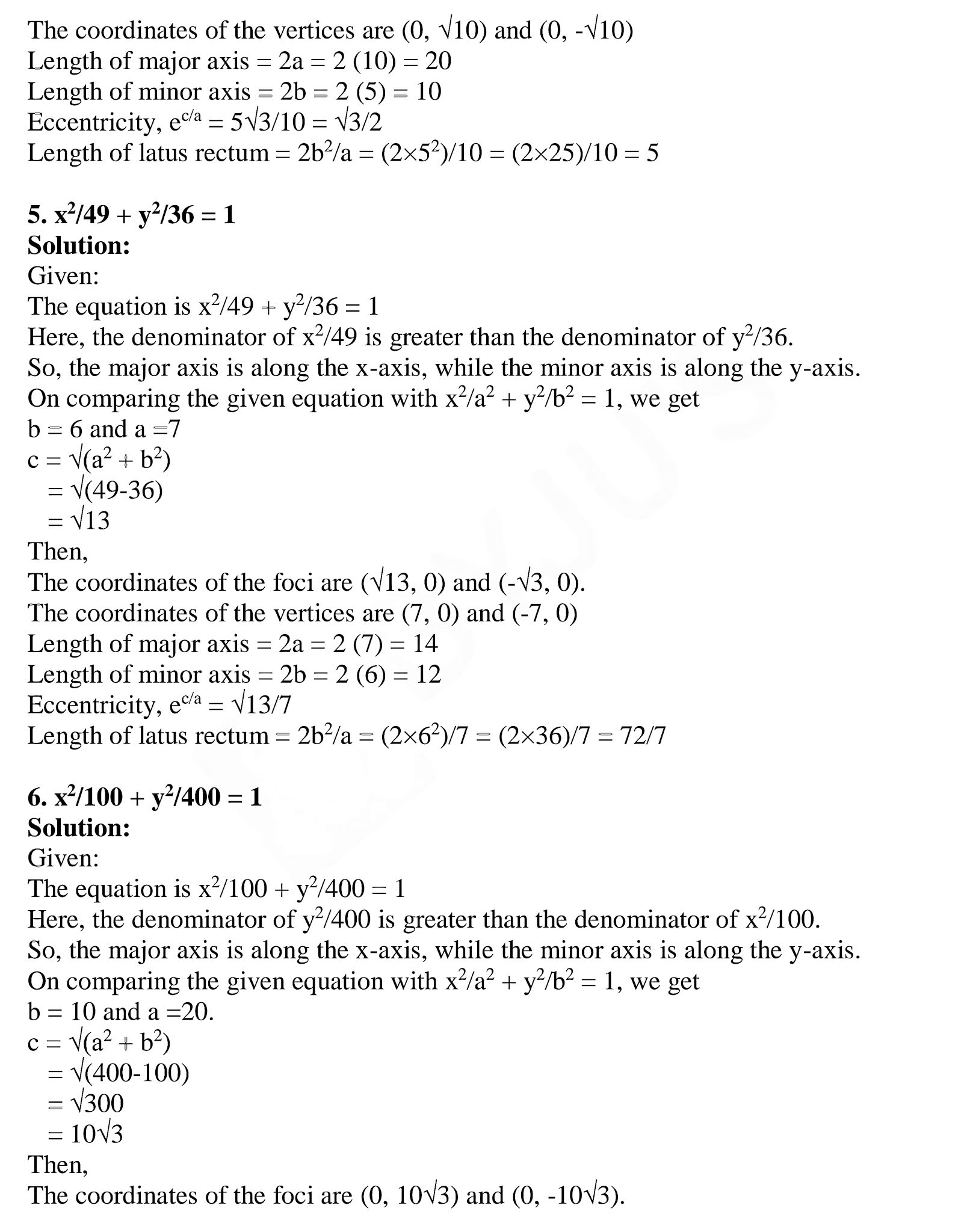 Class 11 Maths Chapter 11 Conic Sections English Medium Vidfom E