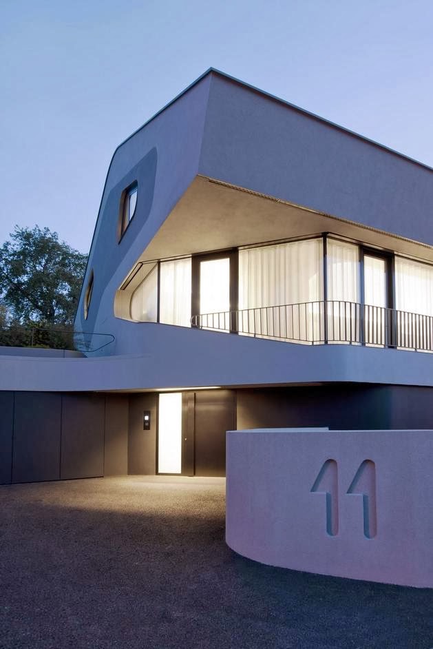  Desain  Rumah  Beton Futuristik  Desain  Rumah  Modern  Minimalis