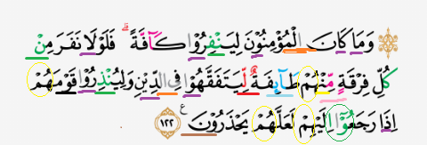 Tajwid Surat At Taubah Ayat 9 Dan 122 Masrozak Dot Com