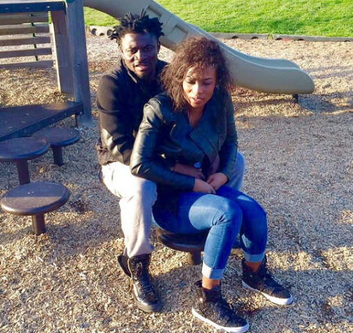 1 Obafemi Martins shares new loved up photo with his baby mama