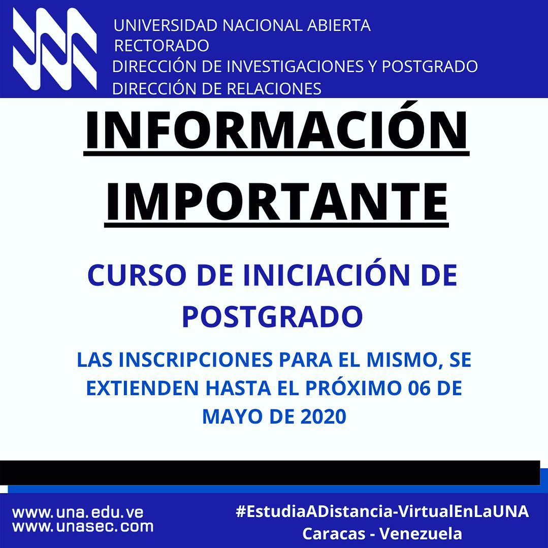 CURSO DE INICIACIÓN DE POSTGRADO