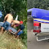 Vídeo: Ambulância com paciente dentro perde o controle e capota na estrada de Itapiranga