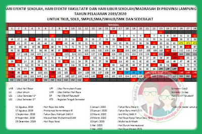 Kalender Pendidikan 2019/2020 Lampung RESMI Kalender Pendidikan Provinsi Lampung Tahun Pelajaran Kalender Pendidikan 2019/2020 Lampung RESMI