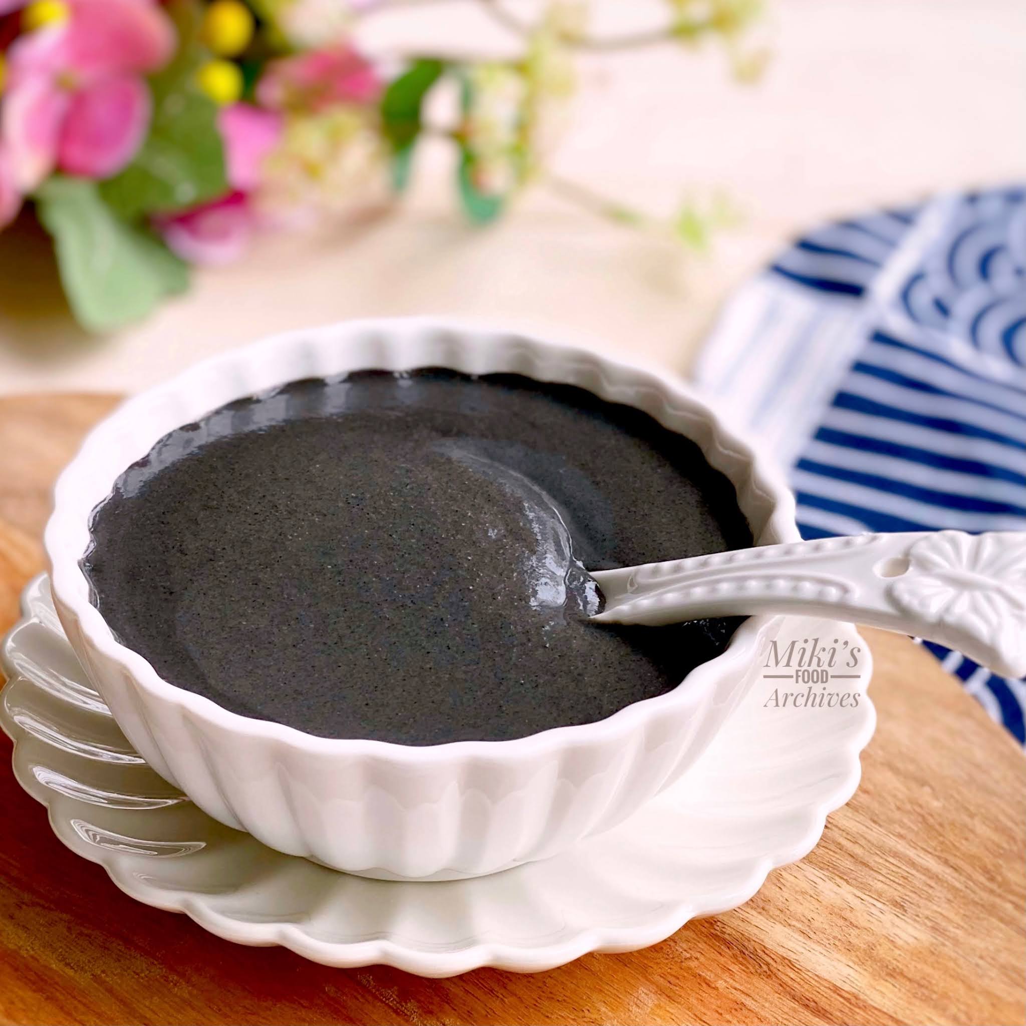 Miki's Food Archives Black Sesame Walnut Cream Dessert 黑芝麻核桃糊【养生保健甜点】