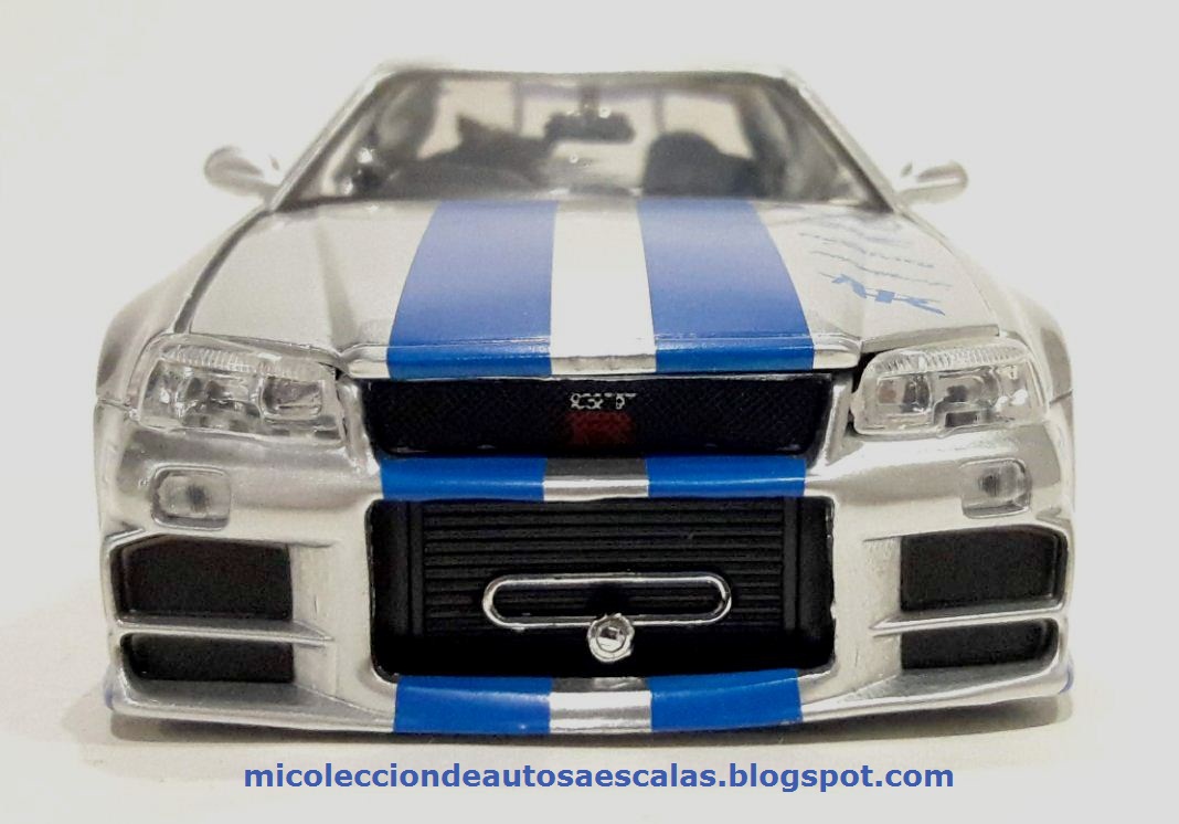 brian's nissan skyline gtr r34 diecast