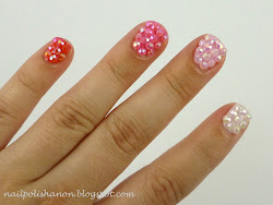 nail ombre rhinestone pretty born polish