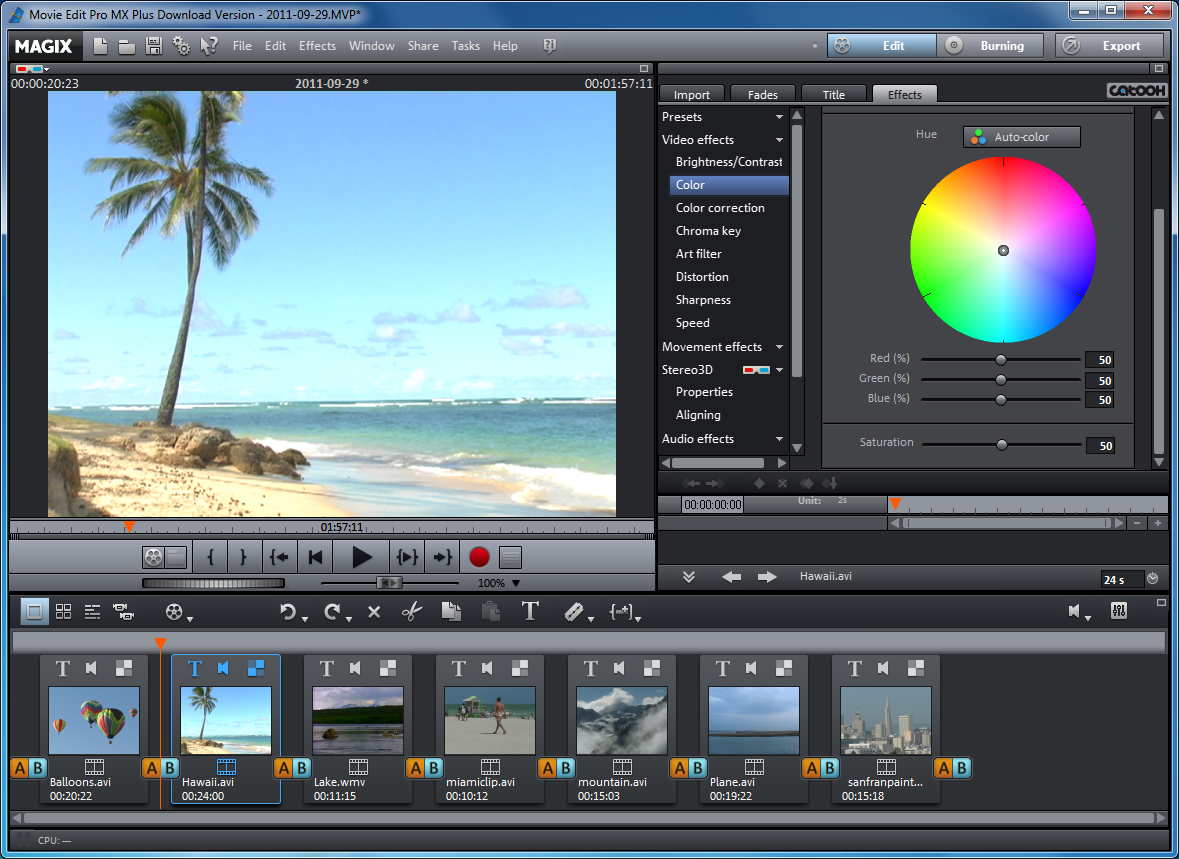 Effects editor. Видеоредактор MAGIX. MAGIX movie Edit Pro Plus. MAGIX movie Edit Pro. Видео редактор на ПК.