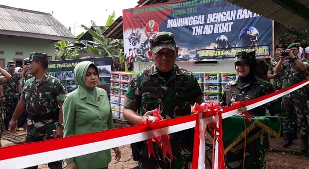 Kodiklat TNI AD Bedah 36 Unit RTLH