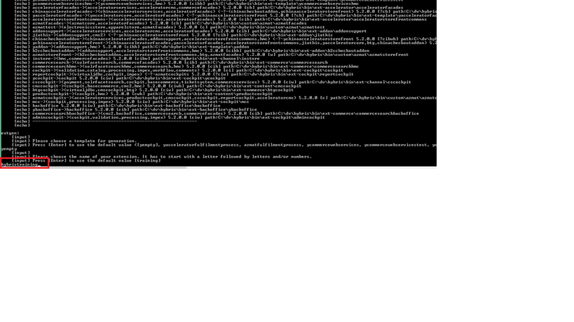 Hybris Basic: Create web module in Hybris