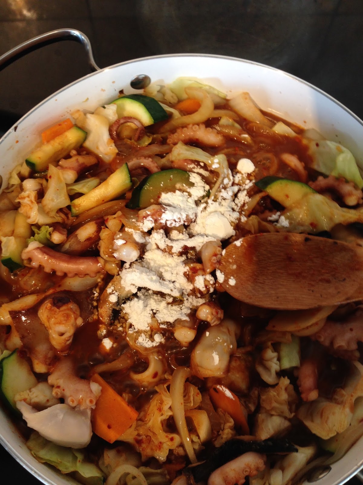 Yori Avec Moi Korean Eats // Stirfried Spicy Baby Octopus