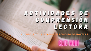 Actividades de comprensión lectora