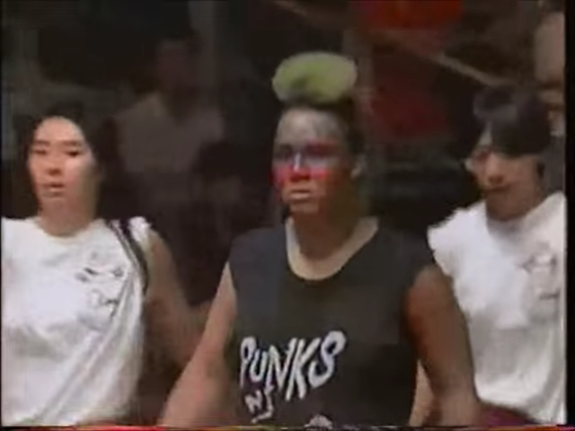 ProWresBlog: AJW Survival Shout in Korakuen 8/19/1990 - Jungle Jack - Aja  Kong and Bison Kimura vs Bull Nakano and Grizzly Iwamoto