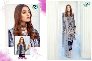 R9 Designer Sofia Georgette  Pakistani Suits Collection In Wholesale rate