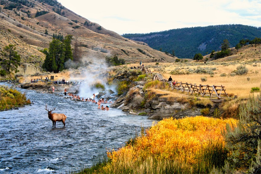 Boiling River Yellowstone Map Boiling River Hike - Peter Noah Thomas