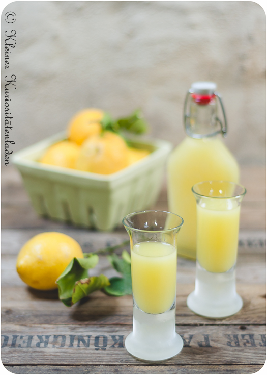 Limoncello ~ italienischer Zitronenlikör