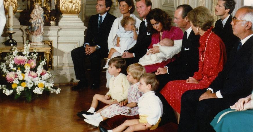 Royalement Blog: Archives : baptême du prince Louis de Luxembourg en 1986
