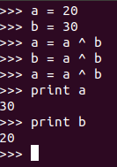 Apply XOR operator for integers