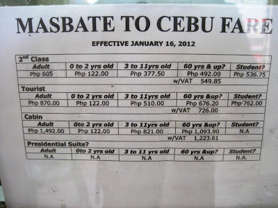 masbate cebu fare city matrix route transasia shipping craziness norm