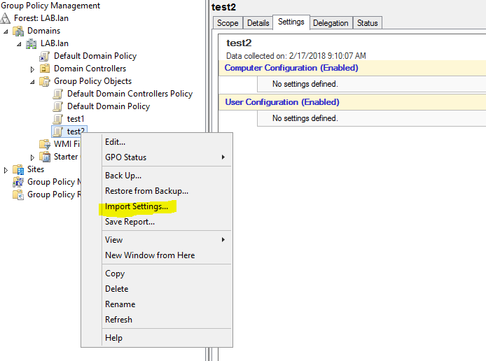 MVP Blog How to backup and restore GPO settings