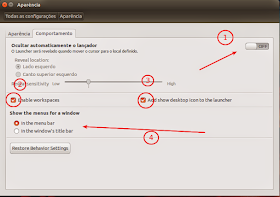 Configurações do sistema Configurações do sistema