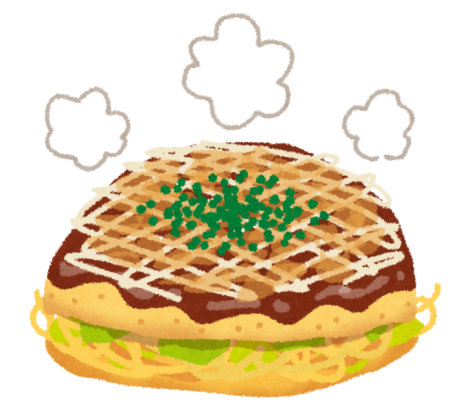 広島風お好み焼きのイラスト かわいいフリー素材集 いらすとや