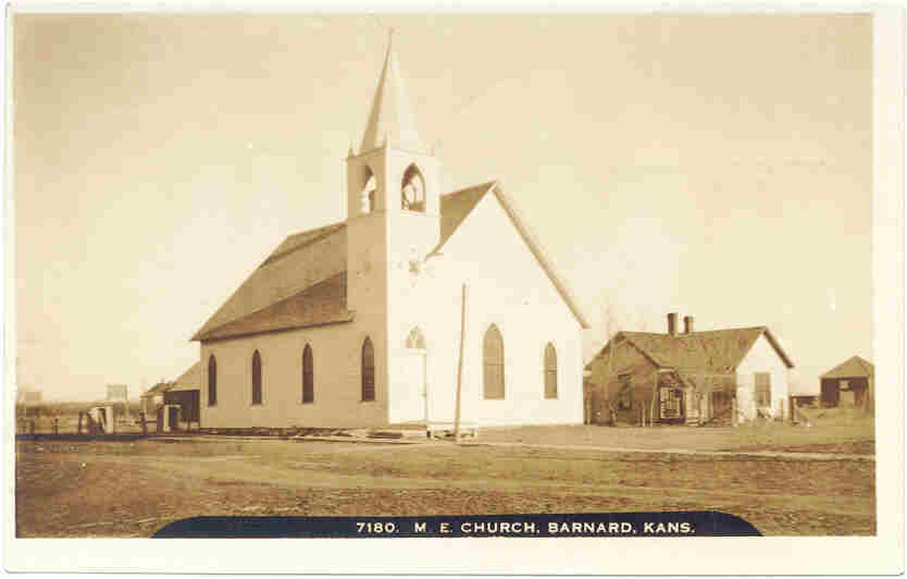 Barnard Banter An Early Photo of the Barnard Methodist Church