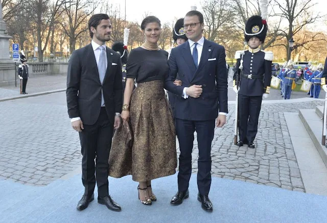 King Gustaf, Queen Silvia, Crown Princess Victoria, Prince Daniel, Prince Carl Philip, Princess Madeleine and Christopher O'Neill attended a concert held by Swedish Royal Opera on the occassion of 70th birthday of King Gustaf