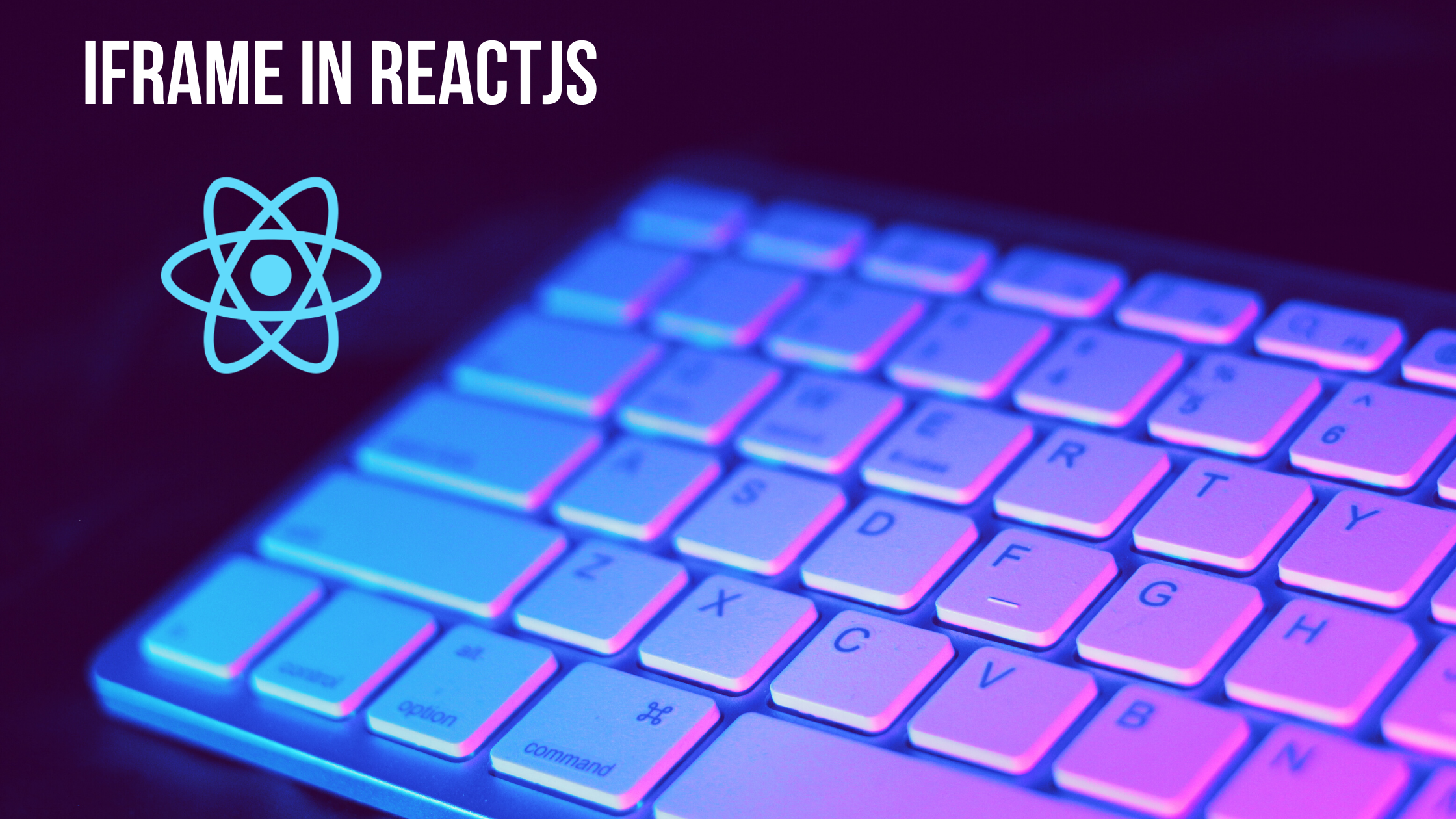 How to use Iframe in reactjs