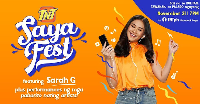 Popstar Royalty Sarah G headlines TNT’s biggest online event this year – Saya Fest on Nov.21