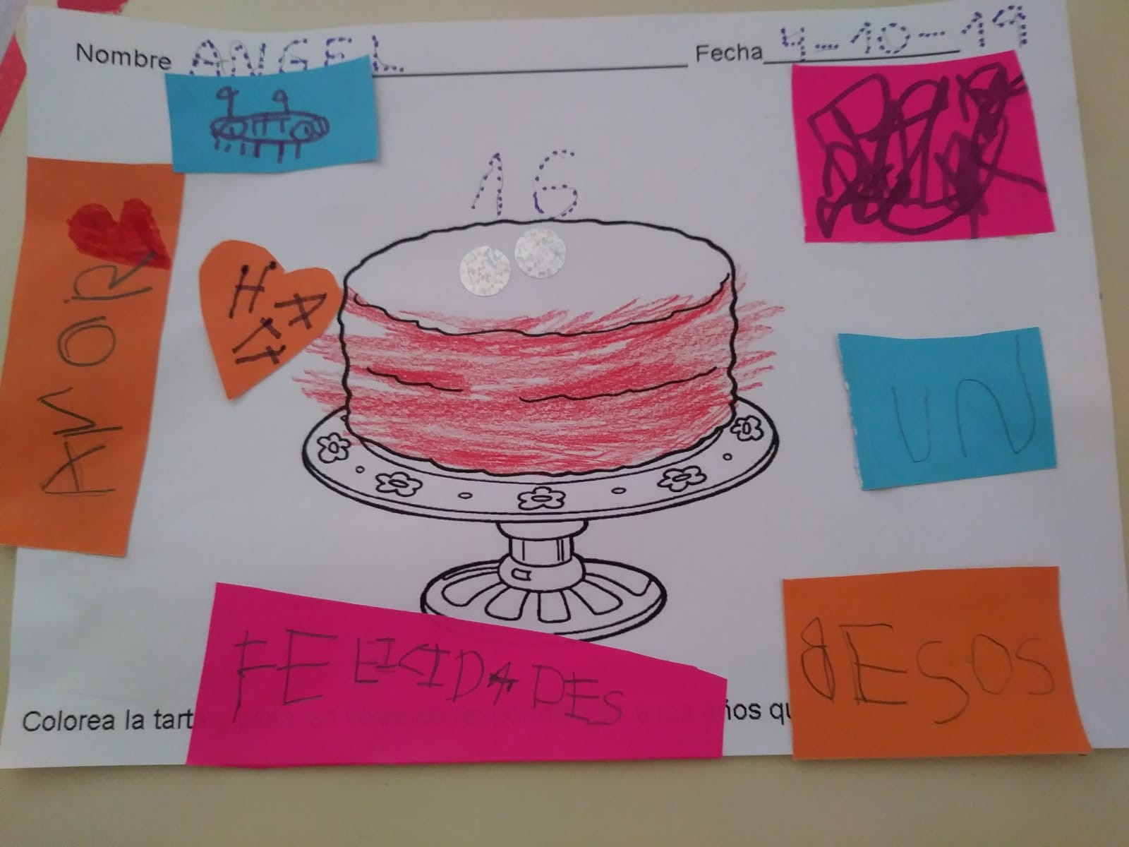 El País Multicolor del Enrique Viviente: CUMPLEAÑOS DE ÁNGEL