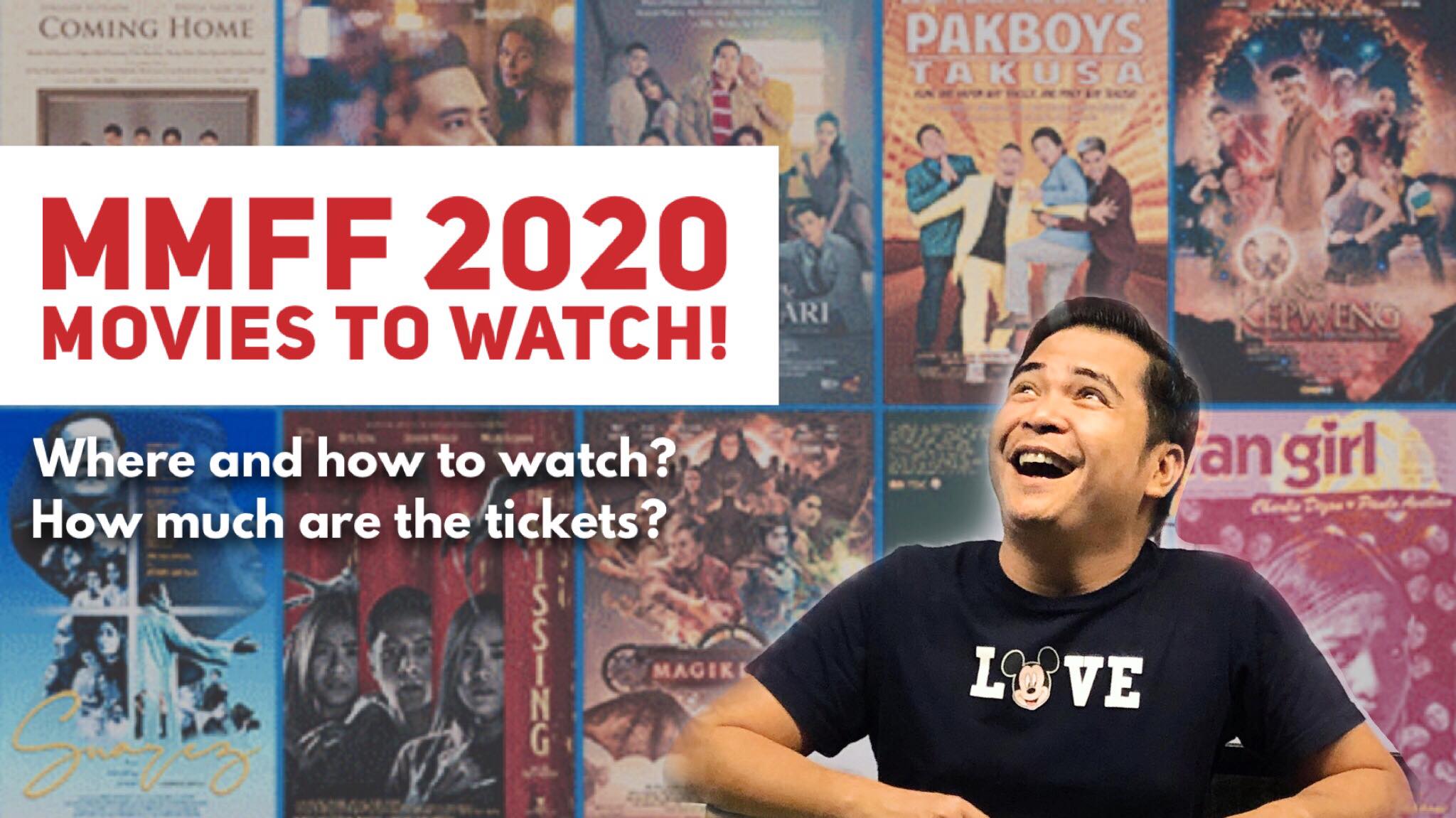 MMFF 2020 List of Entries, How and Where to Watch and Ticket Prices