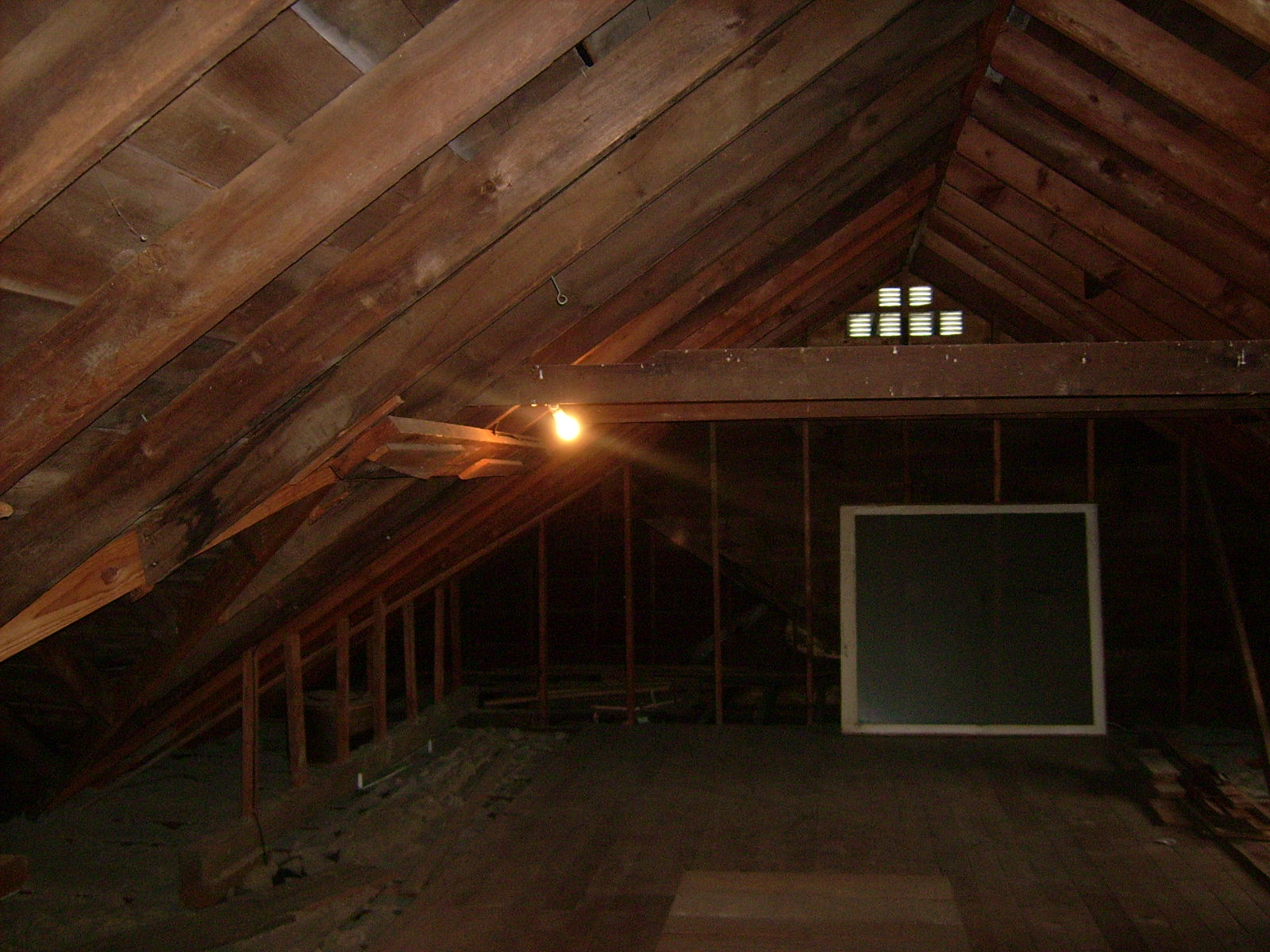 Lewis Remodeling & Restorations Dark Attic transformed into Master