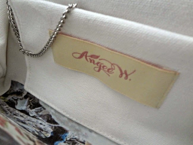 The Cooking Actress: Angee W. Personalized Bridal Clutch Bag Review