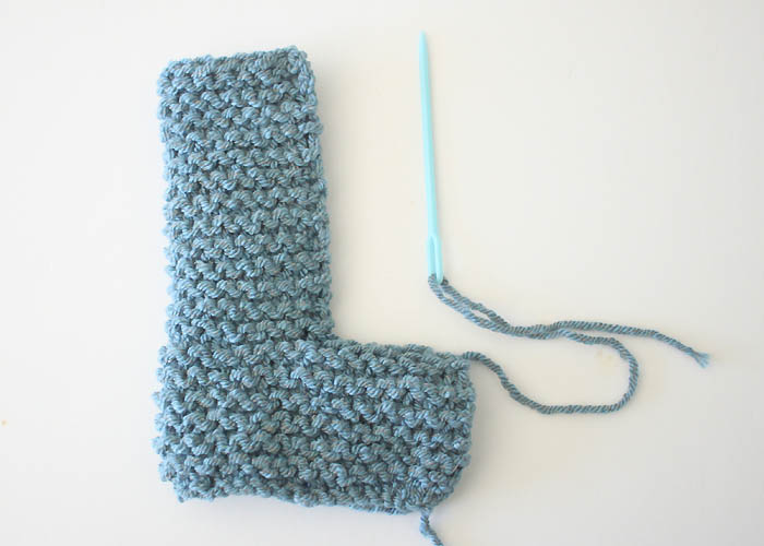 EASY Cuffed Baby Booties Free Knitting Pattern - Gina Michele