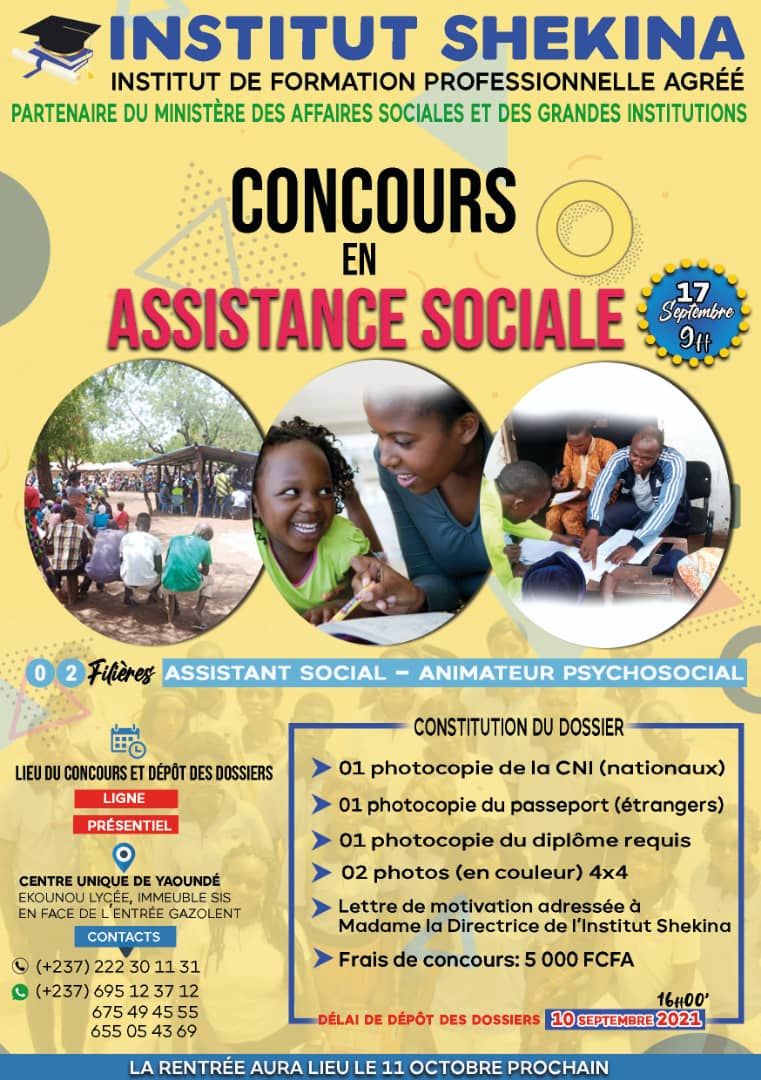 concours-assistants-sociaux-institut-shekina-2021 concours-assistants-sociaux-institut-shekina-2021