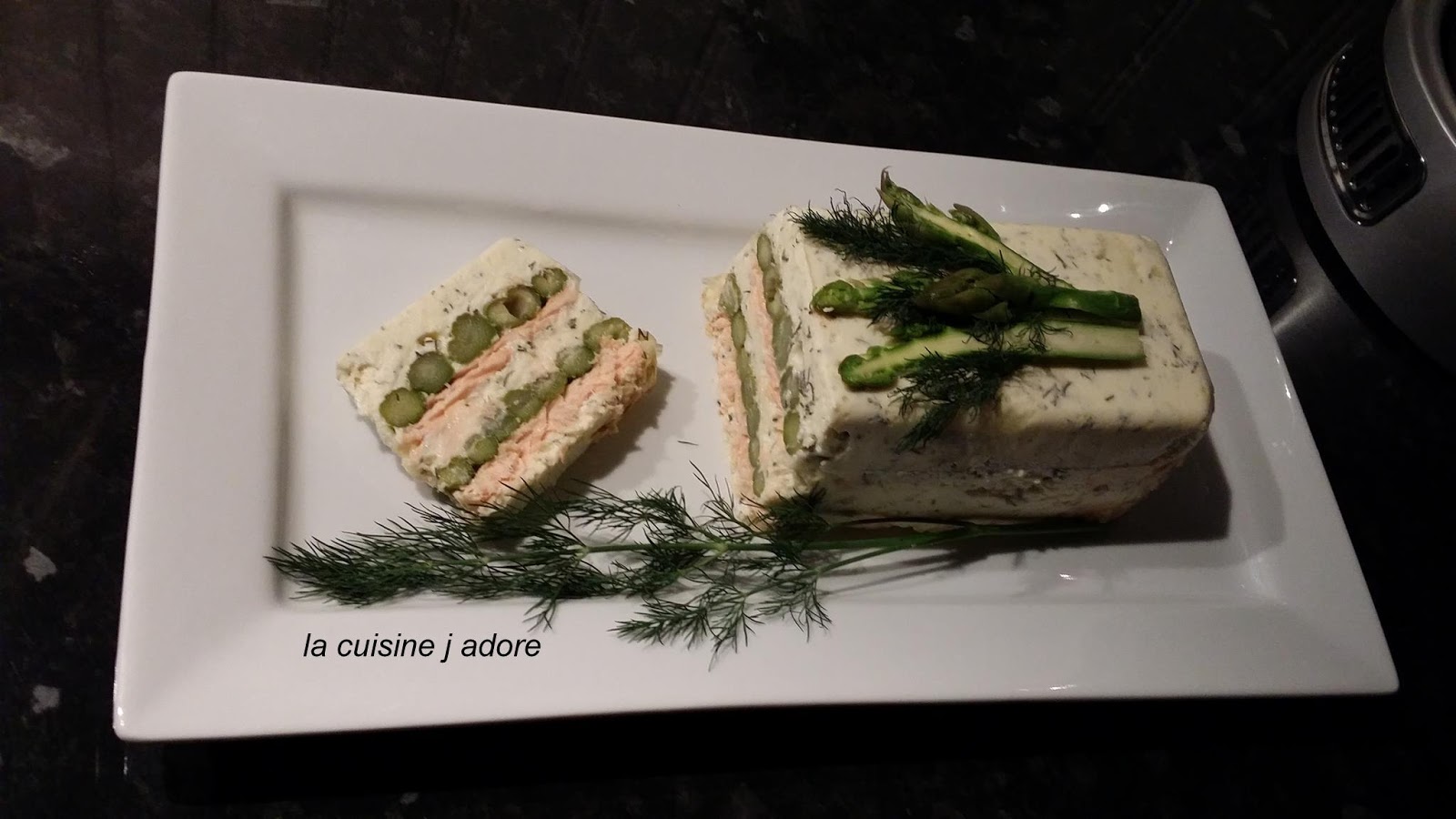 la cuisine j adore TERRINE D' ASPERGES AU SAUMON