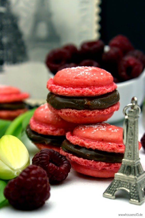 Macarons mit Schokoladenganache