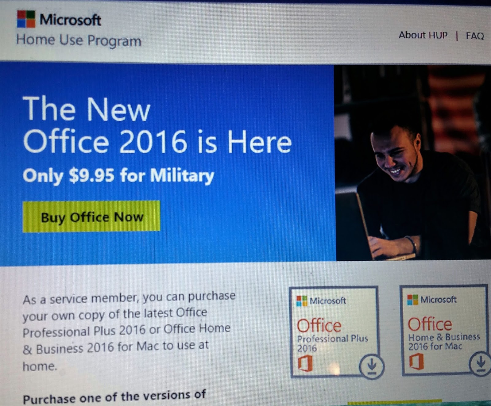 Military Vanguard Microsoft Home Office 2016 is Here Only 9.95 for