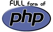 Full form of php in web technology.Full meaning of php language.