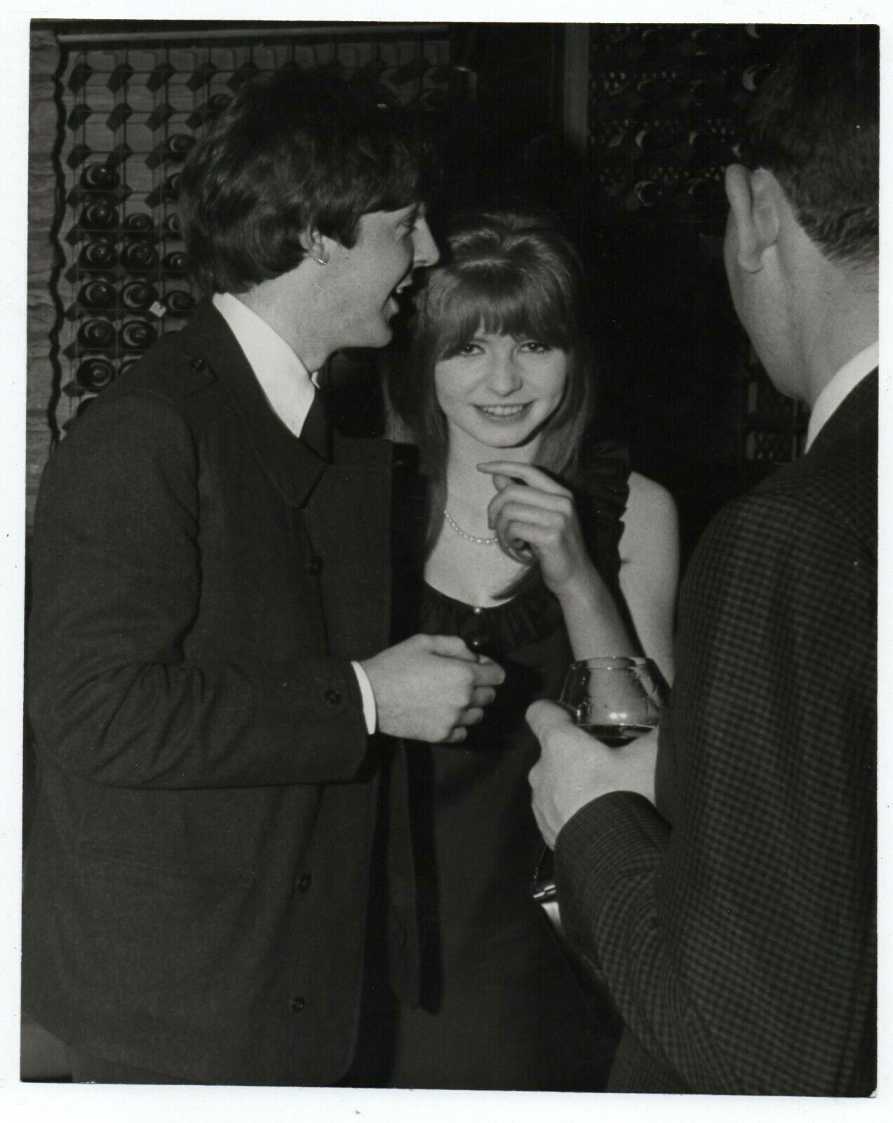 Vintage Beatles pic: Paul with Jane Asher
