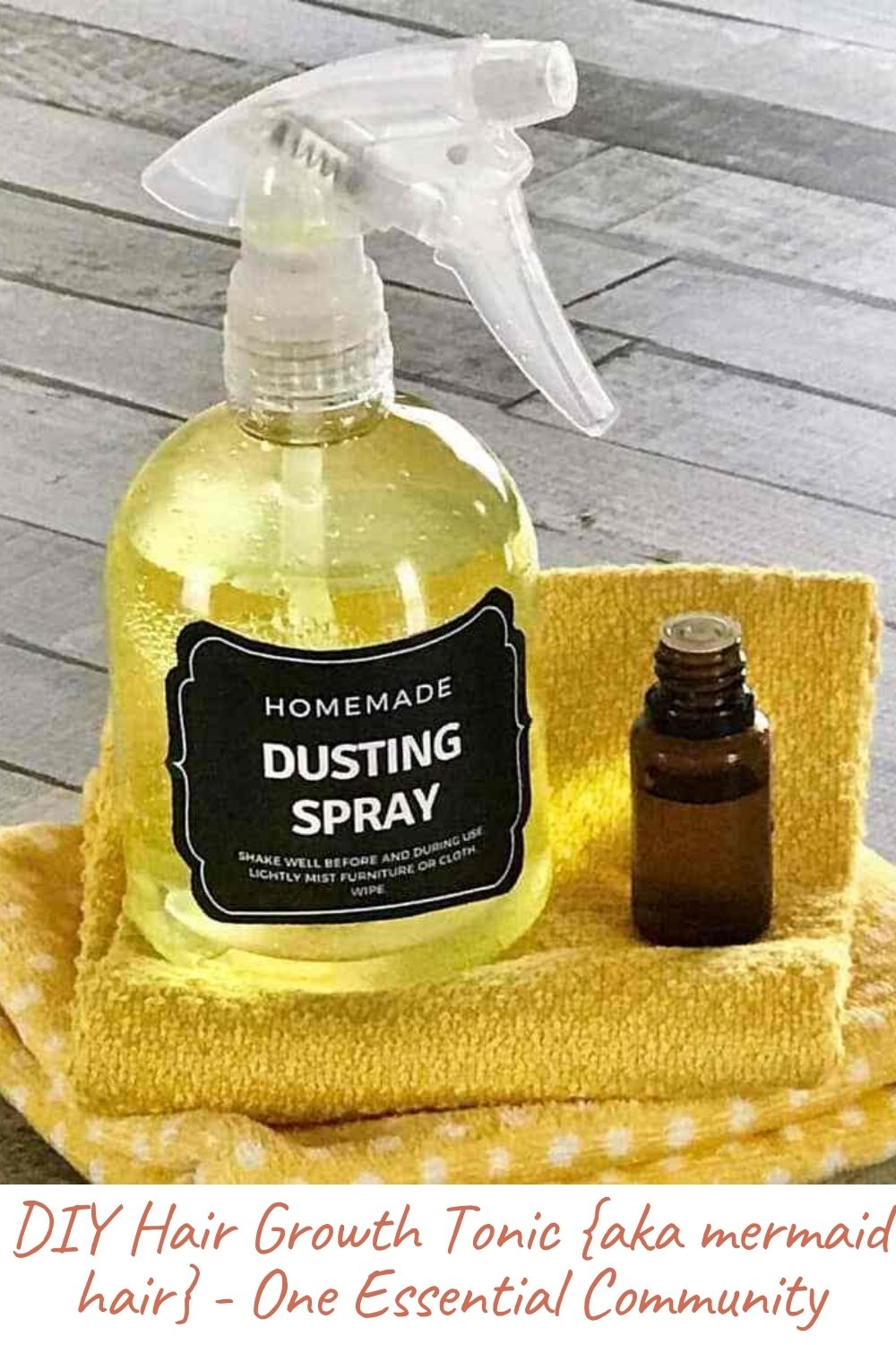 DIY Hair Growth Tonic {aka mermaid hair} One Essential Community