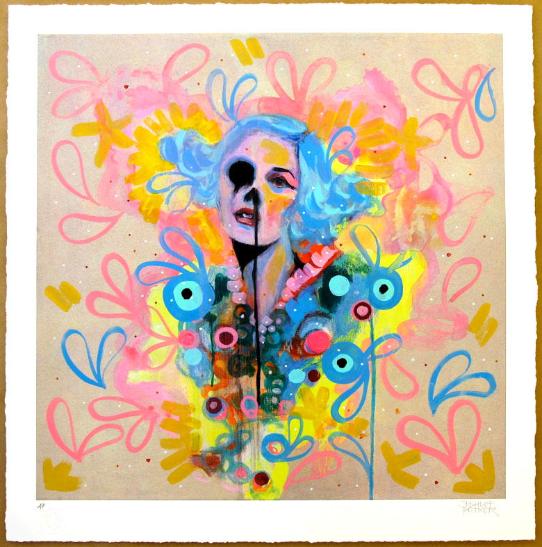 INSIDE THE ROCK POSTER FRAME BLOG Joshua Petker Artist Edition Print Release Head Wound