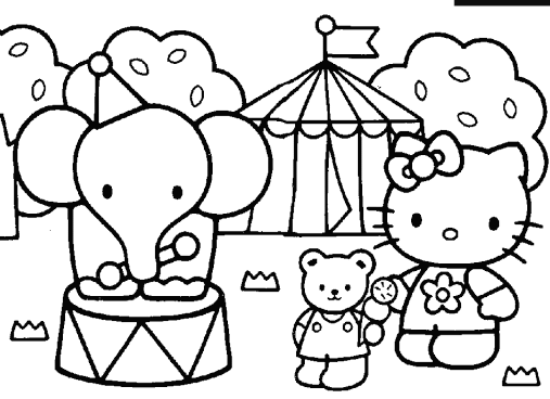 74 Hello Kitty Coloring Pages Preschool