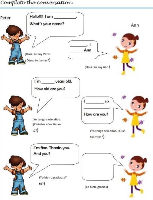 TALLER DE INGLES 5 GRADO 7