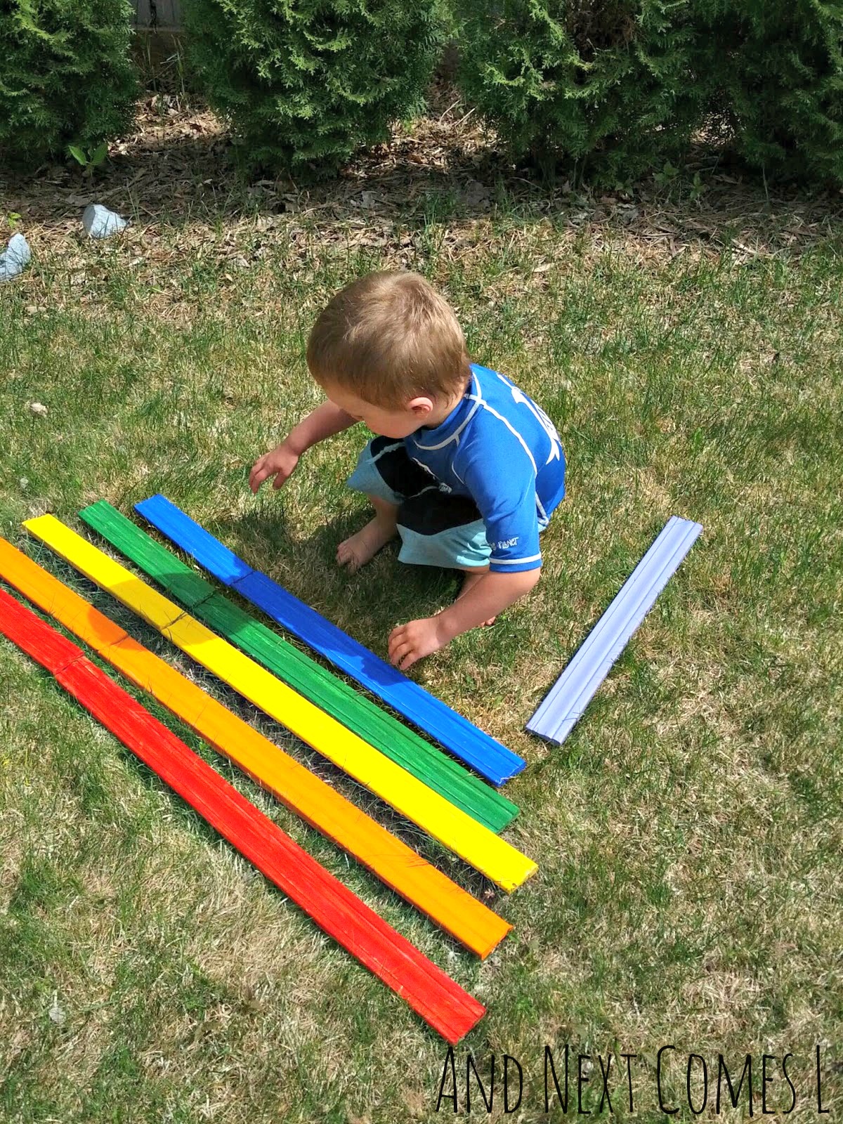 Homemade Rainbow Xylophone And Next Comes L Hyperlexia Resources