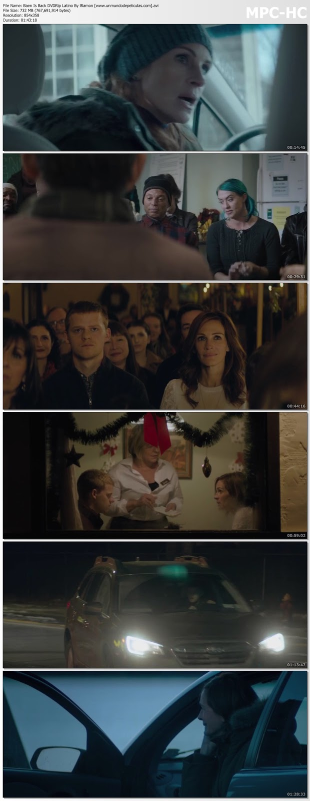 Capturas de la película.