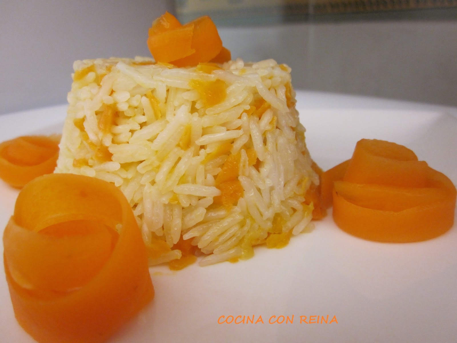 ARROZ BASMATI CON ZANAHORIAS COCINA CON REINA